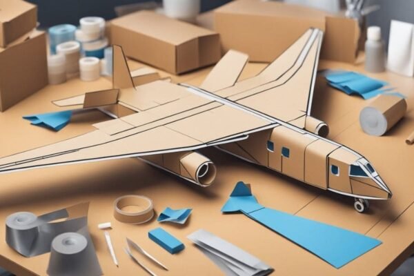 Avião de Papelão