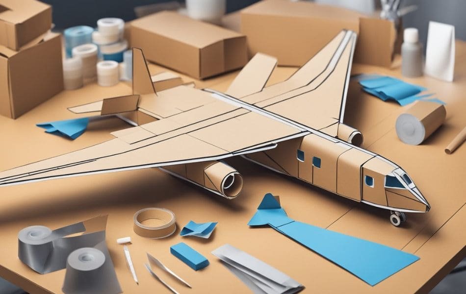 Avião de Papelão