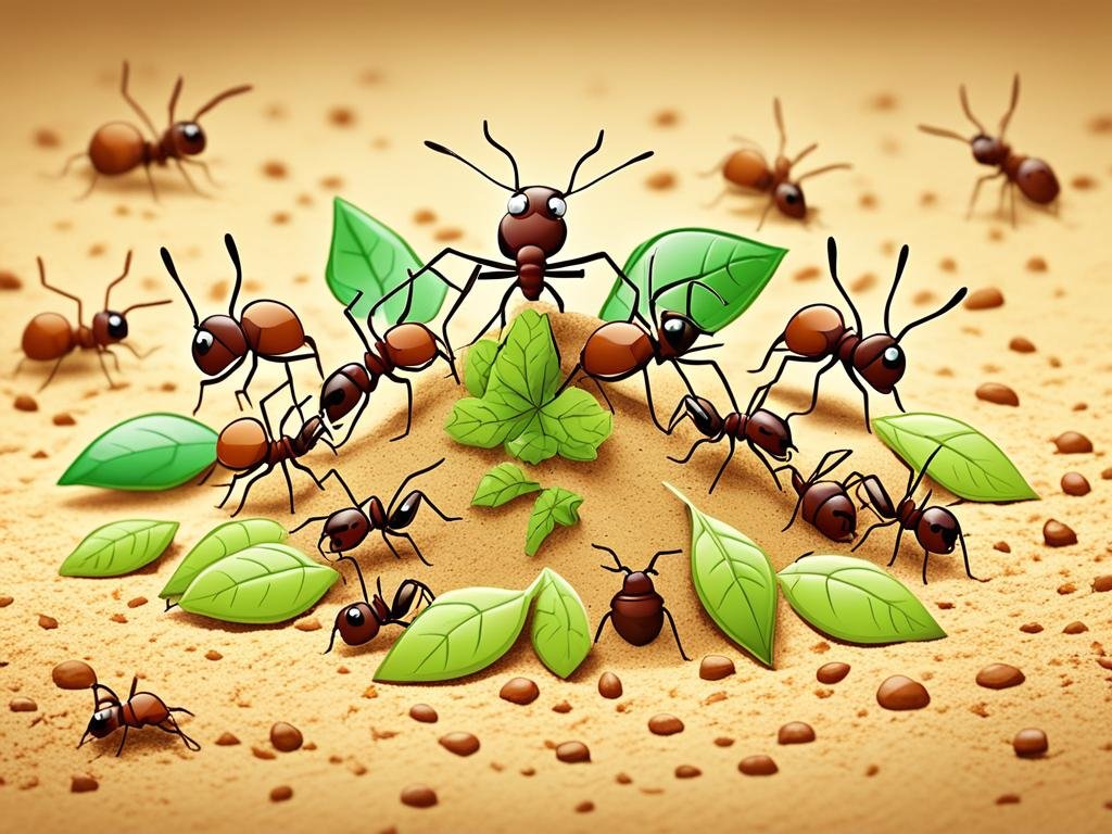 alimentação das formigas