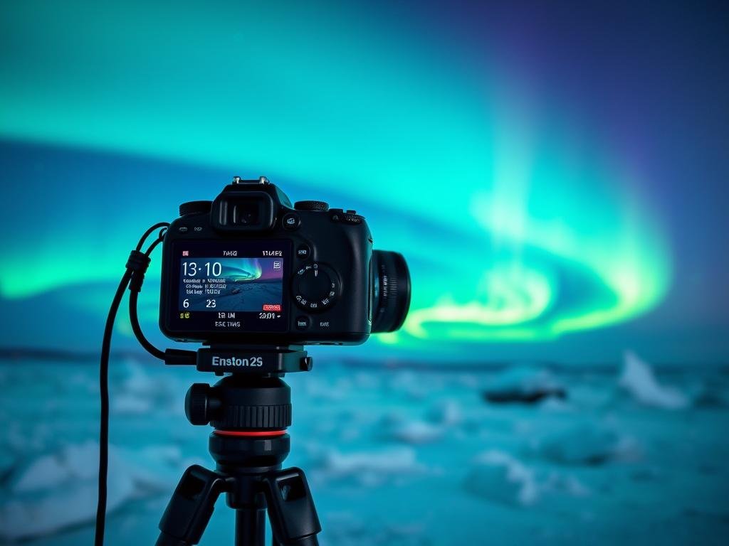 Configurações de Câmera para Aurora Boreal