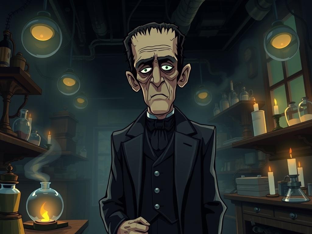 Peter Cushing como Dr. Frankenstein