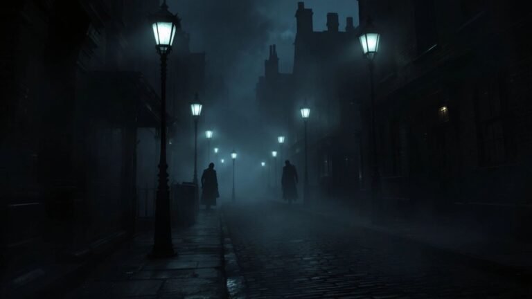 Jack o Estripador: Cenas sombrias das ruas vitorianas de Londres.