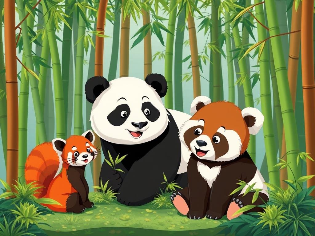 subespécies de pandas