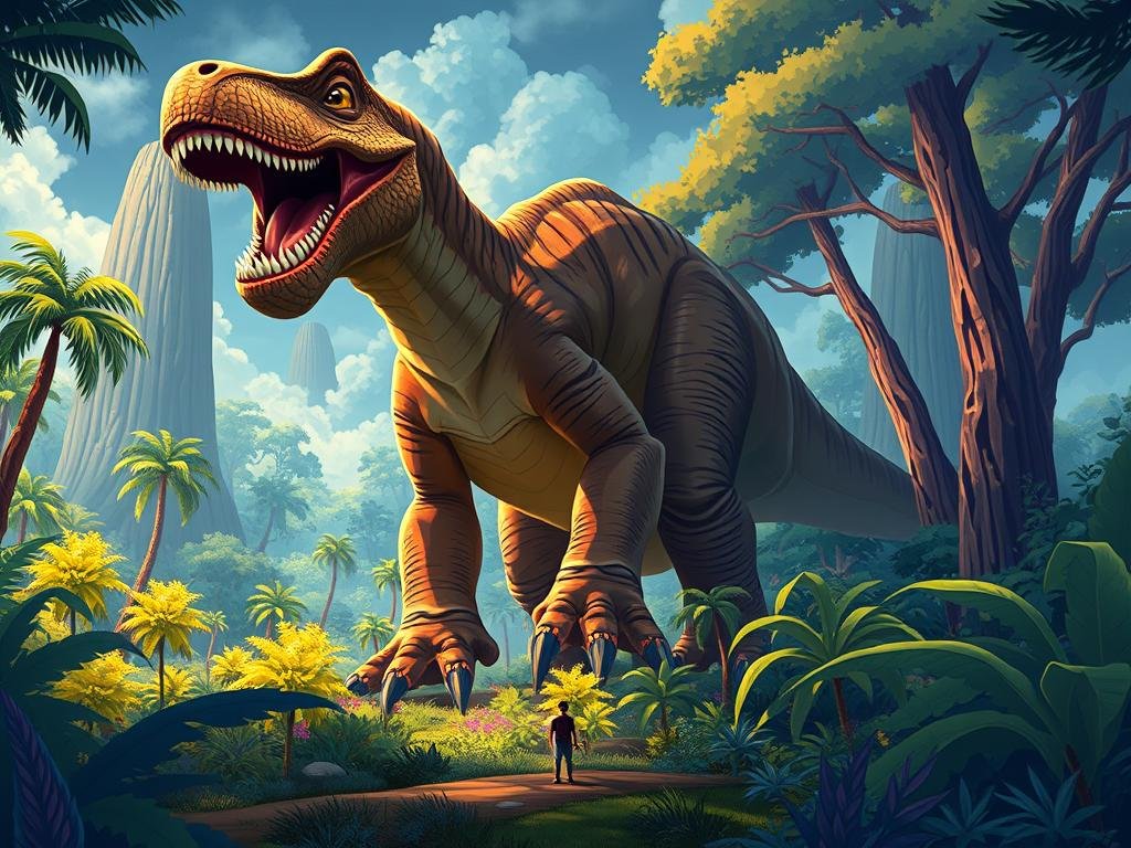 tamanho dos dinossauros