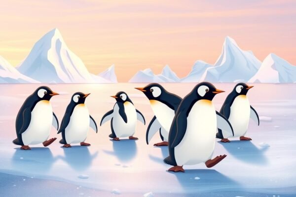 Por que os pingüins não caem do gelo?