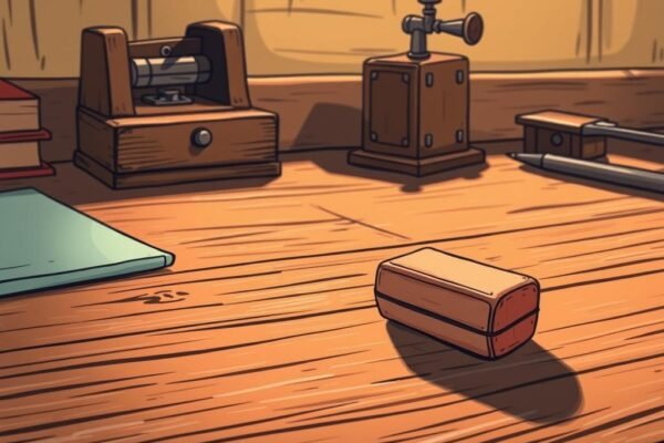 Como surgiu a borracha de apagar?