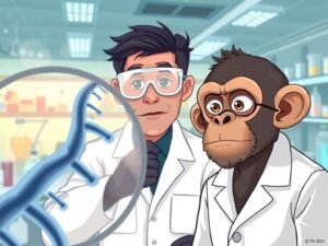 Você sabia que o DNA humano é 98% semelhante ao de um chimpanzé?
