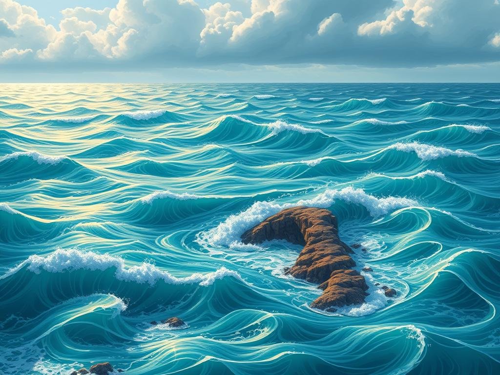 Você sabia que o oceano cobre 70% da superfície da Terra?