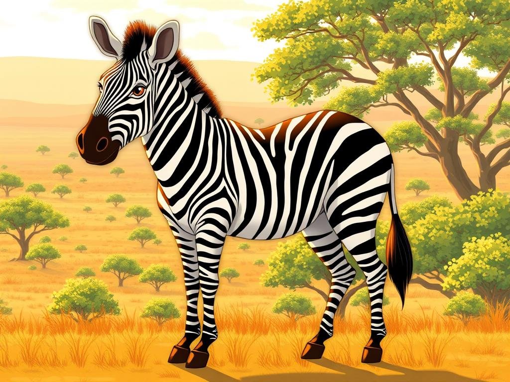 função das listras das zebras