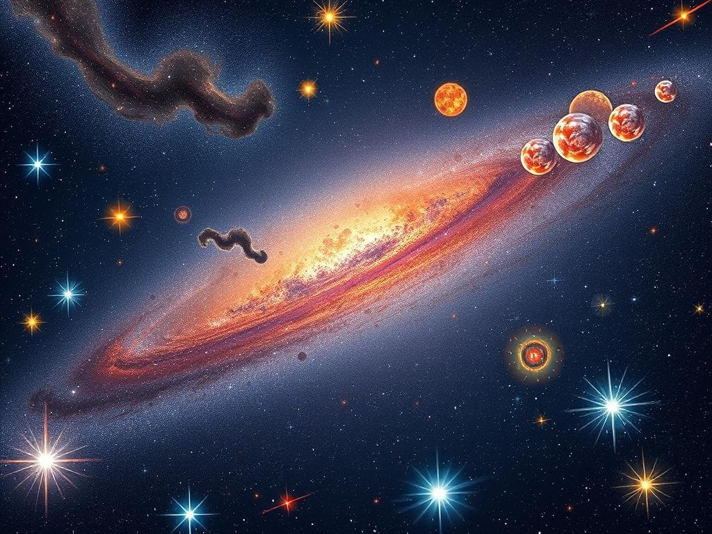 tipos de estrelas na via láctea