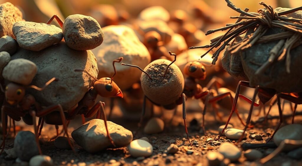 Você sabia que as formigas podem carregar até 50 vezes o próprio peso?