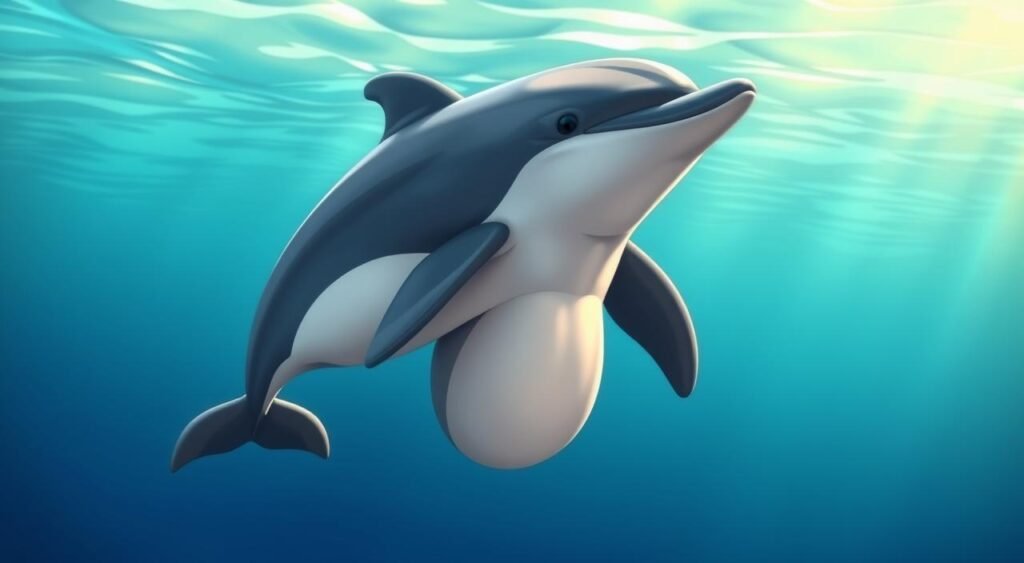A pair of curious bottlenose dolphins gracefully swimming through the sunlit waters, their two stomachs clearly visible in a detailed, close-up view. The scene is captured with a crisp, high-resolution lens, showcasing the dolphins' sleek, hydrodynamic forms and the intricate patterns of their skin. The lighting is soft and natural, casting gentle reflections on the surface of the ocean. The background is slightly blurred, keeping the focus on the fascinating anatomical feature of the dolphins' dual stomachs. The overall mood is one of fascination and wonder, inviting the viewer to learn more about these remarkable marine mammals. A pair of curious bottlenose dolphins gracefully swimming through the sunlit waters, their two stomachs clearly visible in a detailed, close-up view. The scene is captured with a crisp, high-resolution lens, showcasing the dolphins' sleek, hydrodynamic forms and the intricate patterns of their skin. The lighting is soft and natural, casting gentle reflections on the surface of the ocean. The background is slightly blurred, keeping the focus on the fascinating anatomical feature of the dolphins' dual stomachs. The overall mood is one of fascination and wonder, inviting the viewer to learn more about these remarkable marine mammals.