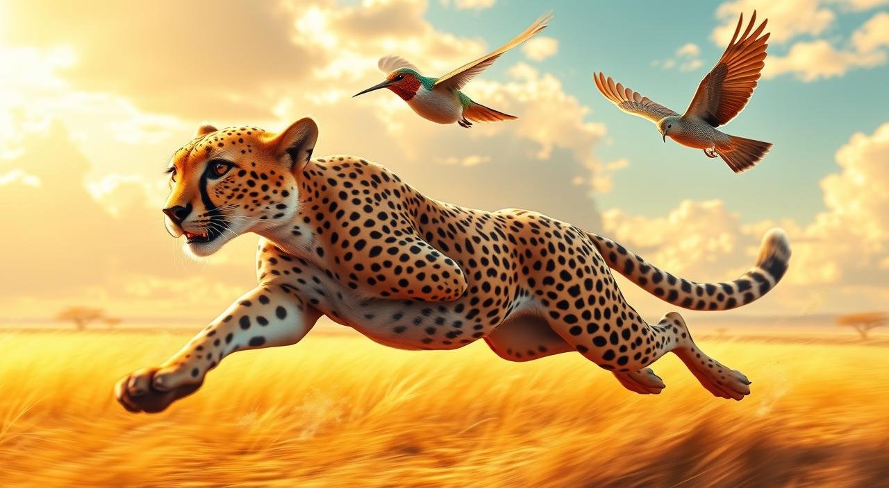 Curiosidades sobre os animais mais rápidos do mundo.