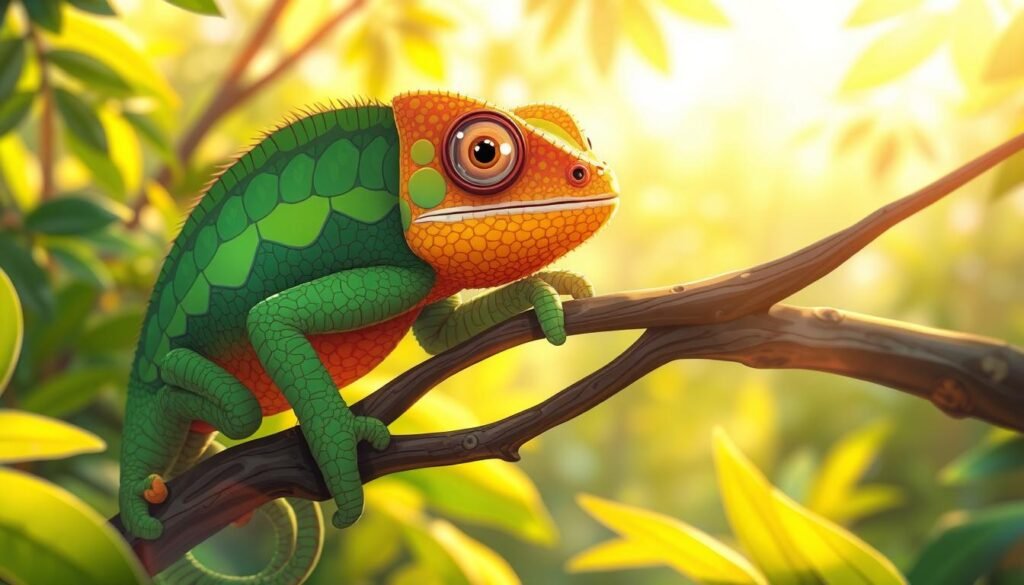 mitos sobre camaleões