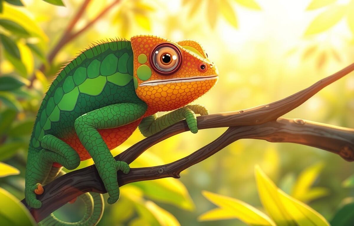 mitos sobre camaleões