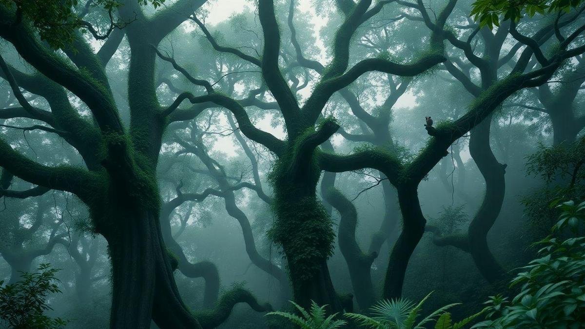 Fenômenos naturais e a floresta que anda