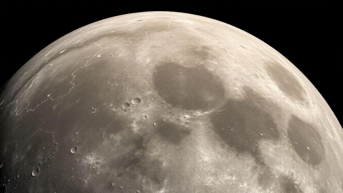 Efeitos na superfície: deformação de crateras lunares