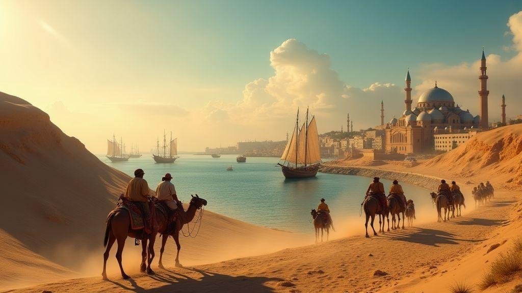 Como a rota do ouro ligava seu reino ao mundo islâmico e europeu