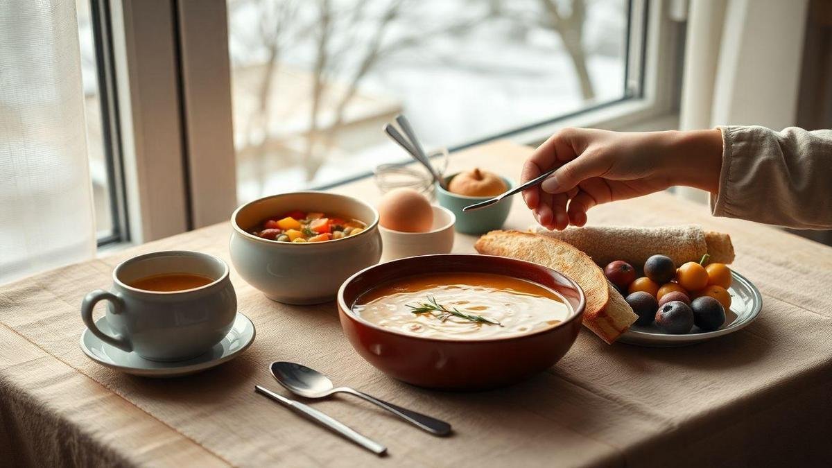 Estratégias para controlar fome no frio e manter equilíbrio