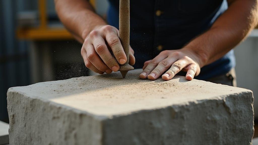 Técnicas de corte, encaixe e acabamento em grandes blocos Técnicas de corte, encaixe e acabamento em grandes blocos