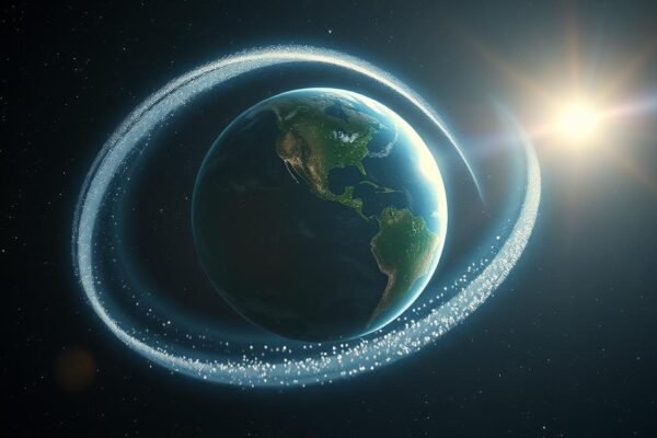 A Terra tem uma "cauda" invisível de sódio