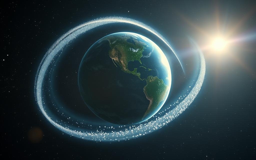 A Terra tem uma "cauda" invisível de sódio