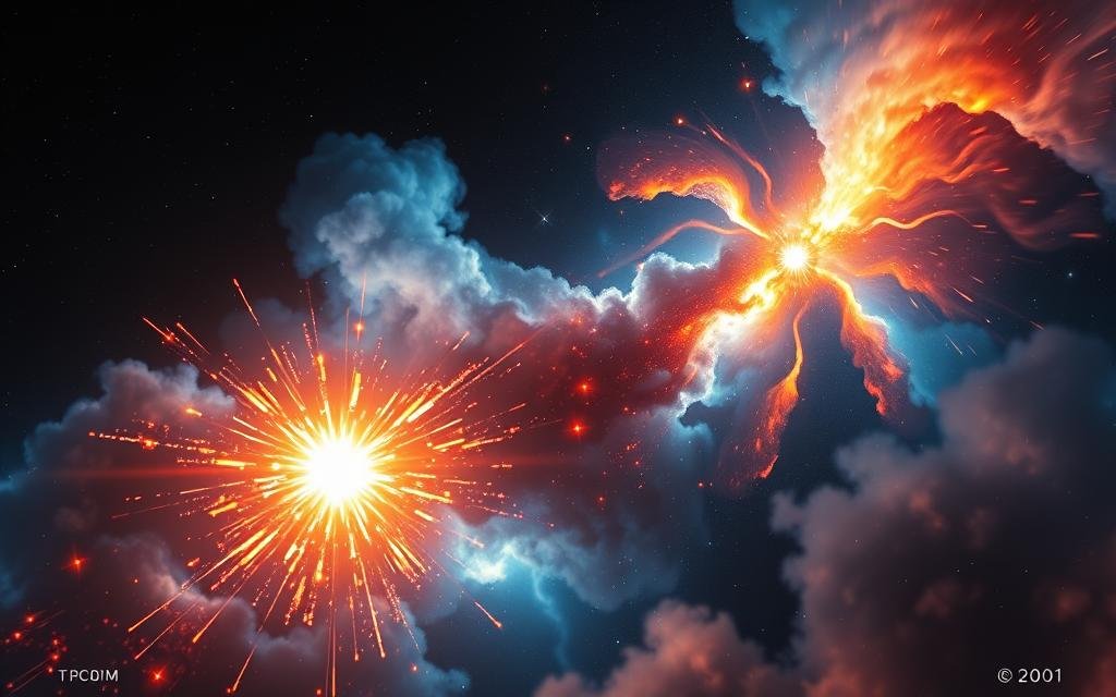 A teoria do Big Bang: Os primeiros segundos do universo.