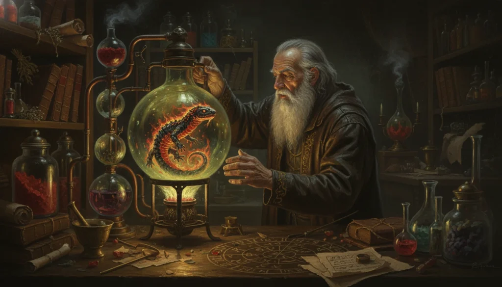 Arraste para WordPress ou Desktop A Lenda da Salamandra: Mitos, Magia e a Verdade por Trás