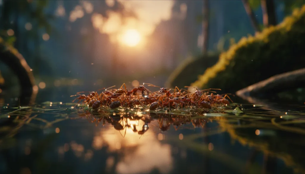 Formigas na Água