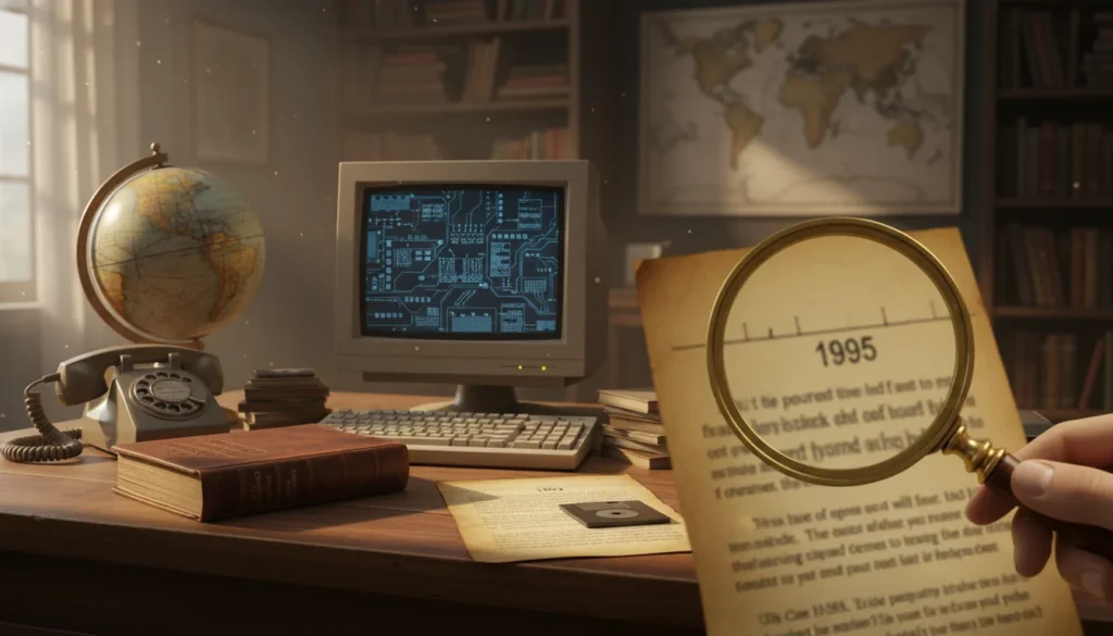 A palavra internet surgiu em 1995?