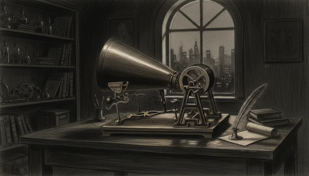 A primeira gravação de voz humana foi feita em 1860