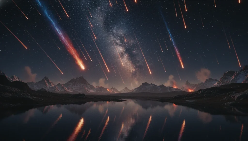 Chuva de Meteoros Incrível