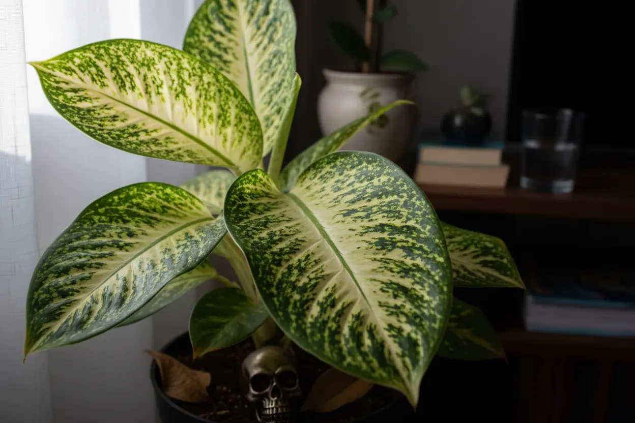 Comigo-ninguém-pode - Uma das Plantas Mais Venenosas do Brasil Planta Comigo-ninguém-pode, uma das plantas tóxicas brasileiras