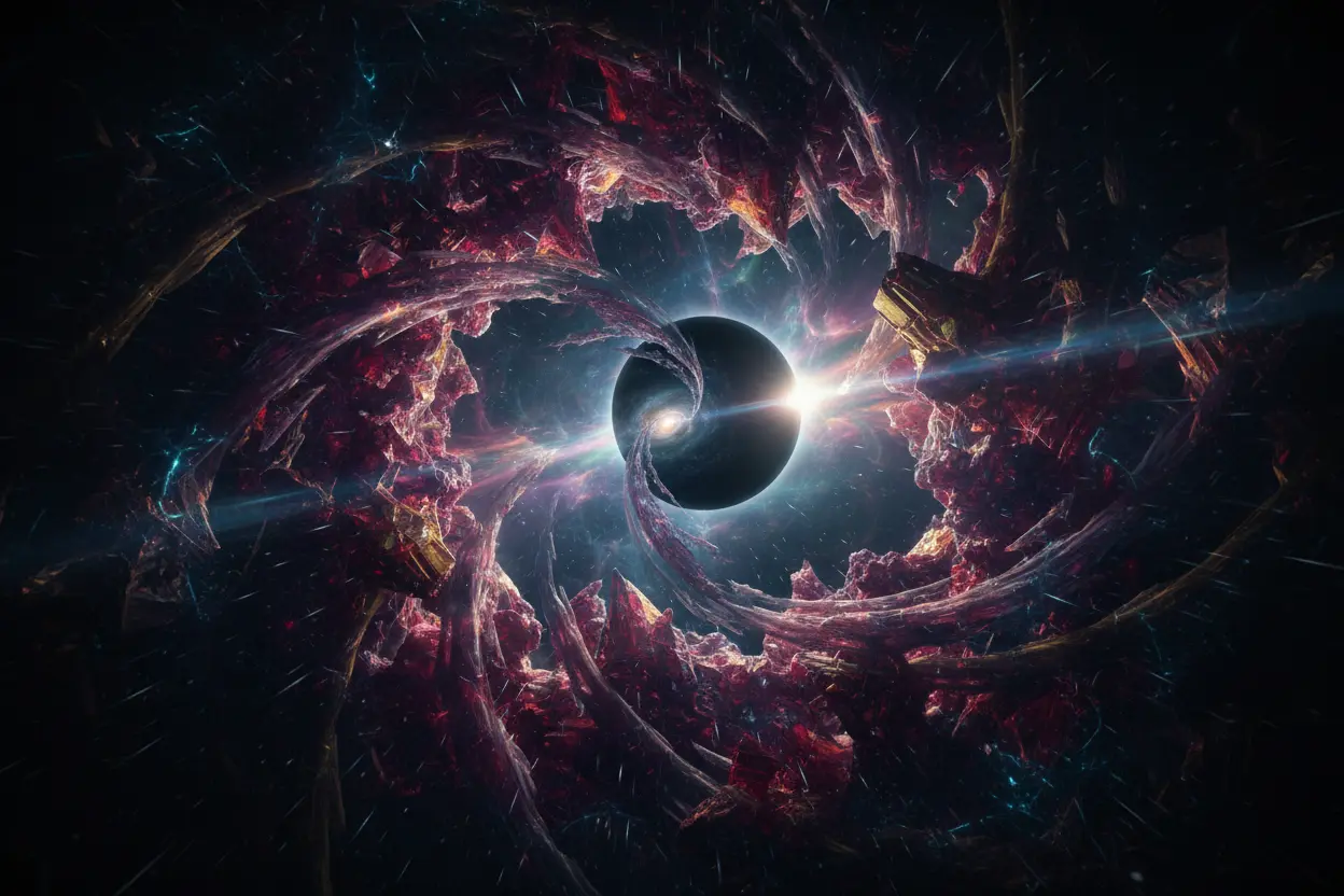 Teorias do Interior do Buraco Negro O que tem dentro de um buraco negro, teorias