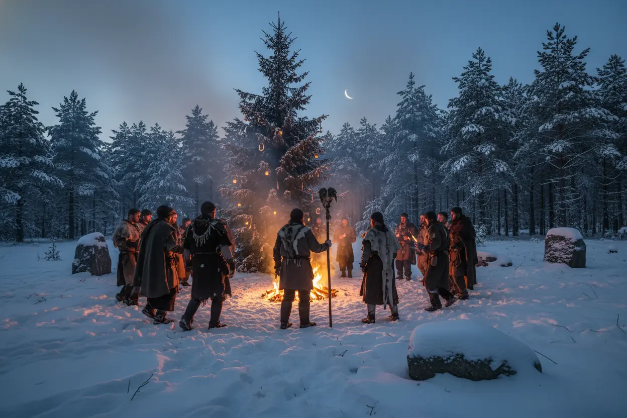 origem da árvore de Natal