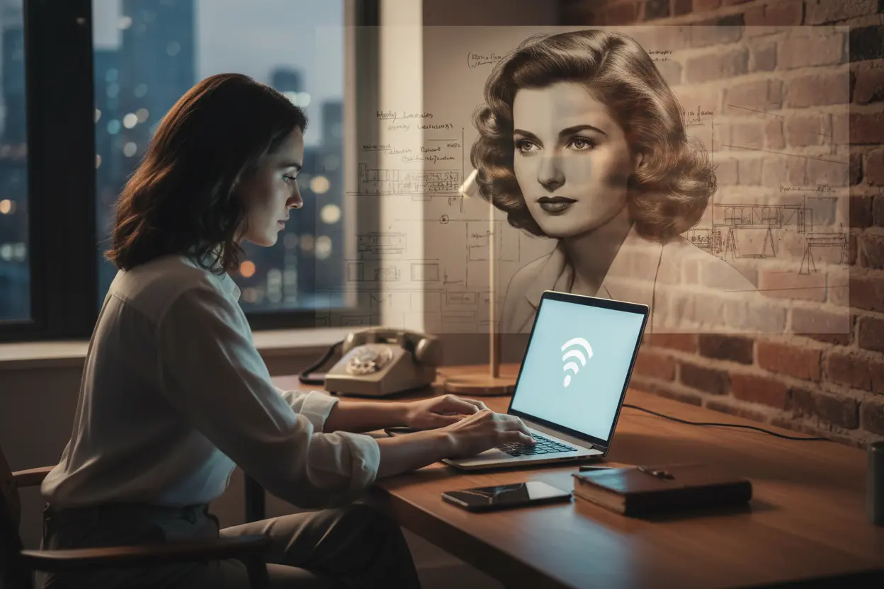 Conexão Wi-Fi moderna e seu legado histórico