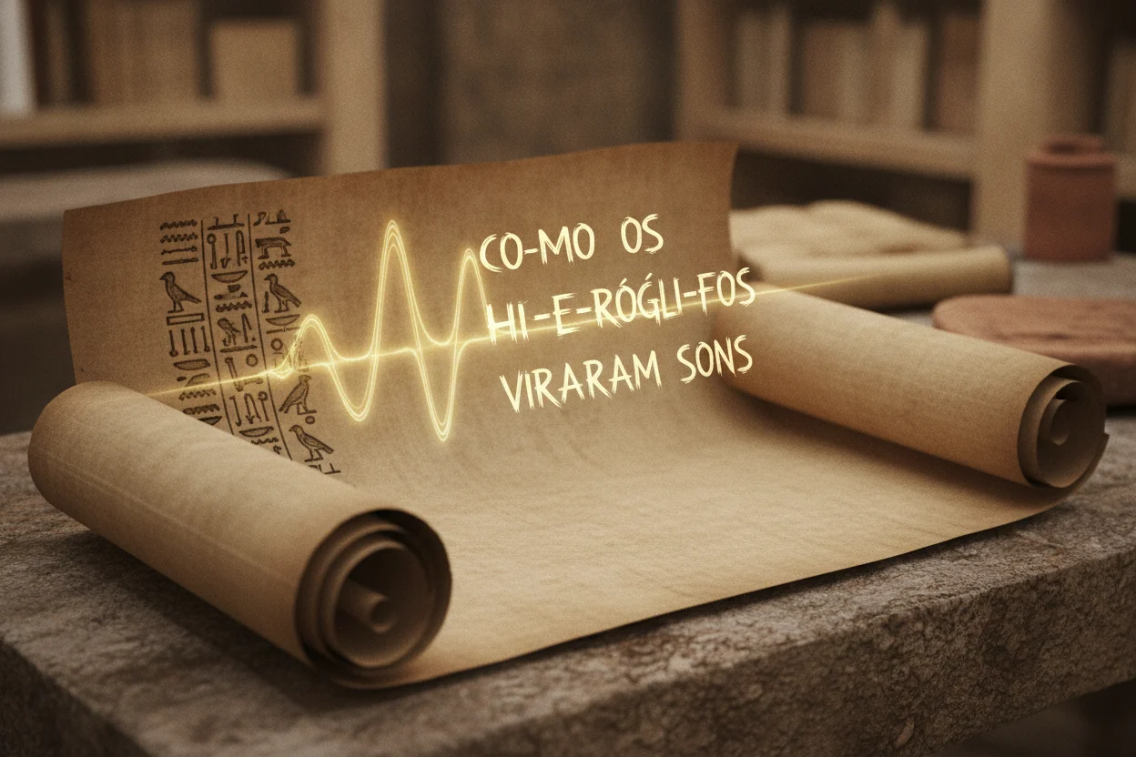 Como os hieróglifos viraram sons | A História das Coisas Como os hieróglifos viraram sons