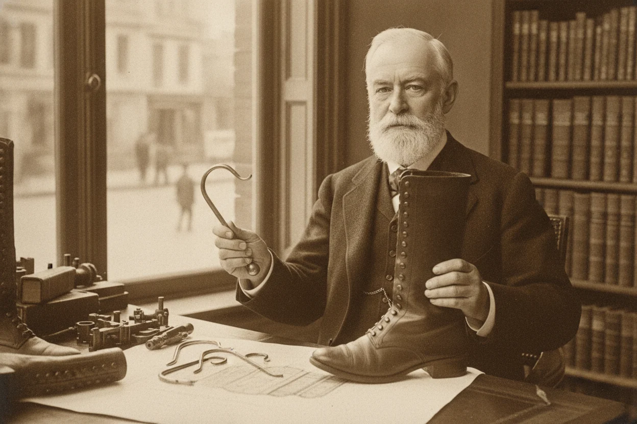 Whitcomb Judson e o gancho de fechar botas 