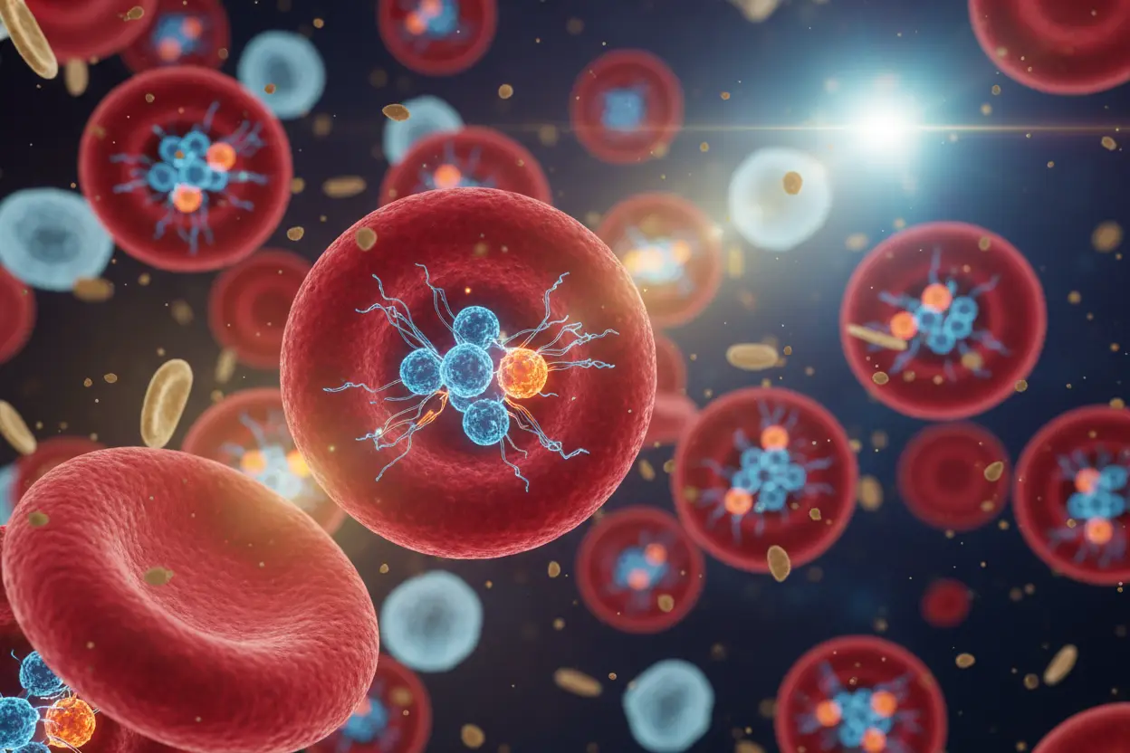 Células vermelhas do sangue e hemoglobina
