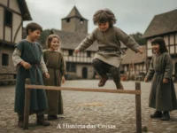 A Origem Medieval da Brincadeira de Elástico