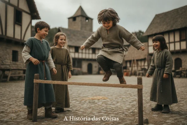 A Origem Medieval da Brincadeira de Elástico
