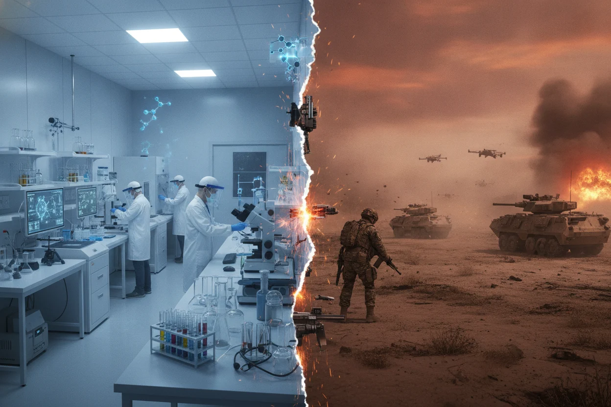 Dos laboratórios para os campos de batalha 