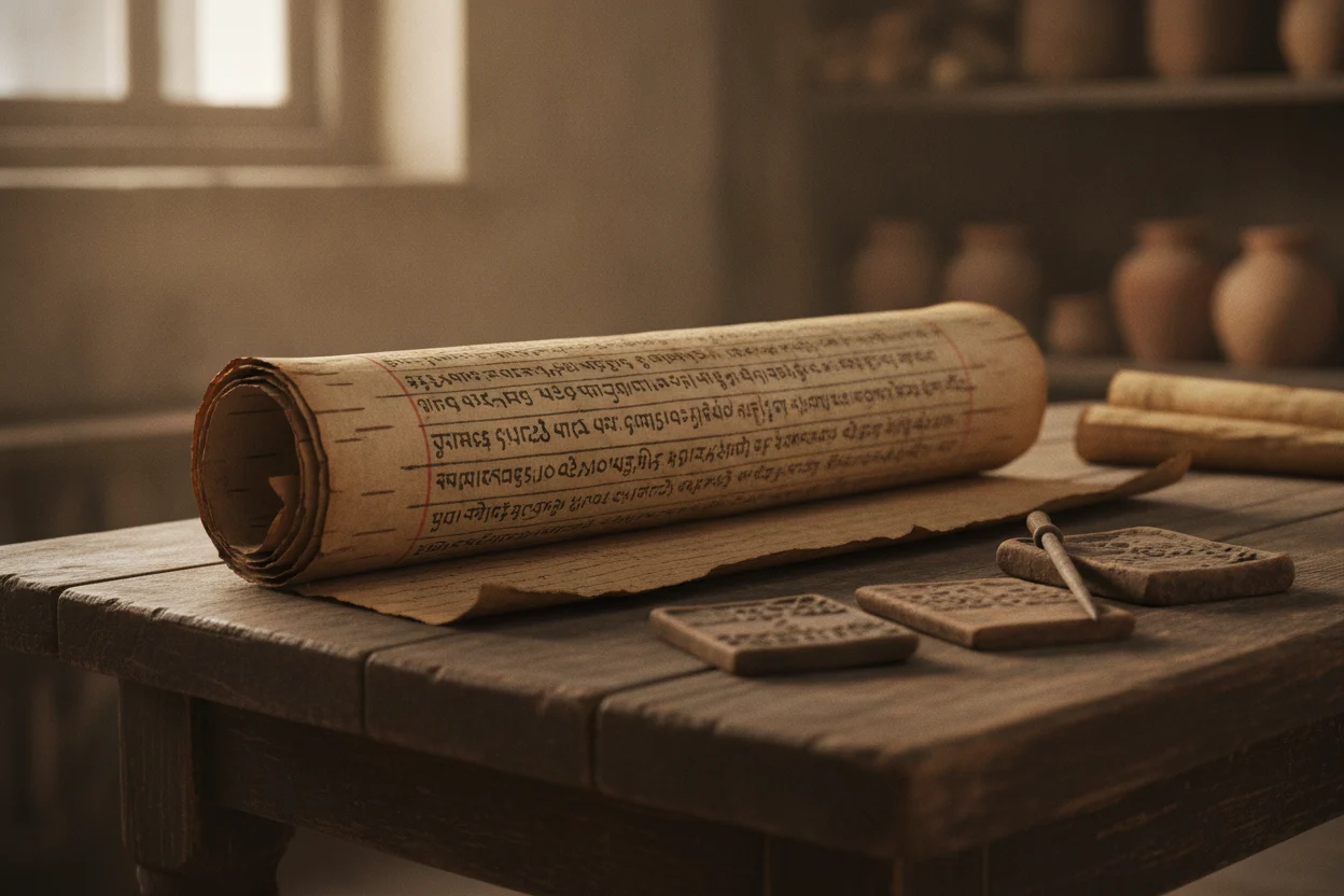 O manuscrito de Bakhshali e as primeiras regras 