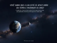 Você Sabia Que a Lua Está Se Afastando da Terra e Mudando os Dias?