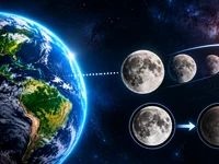 Você Sabia que a lua está se afastando da terra