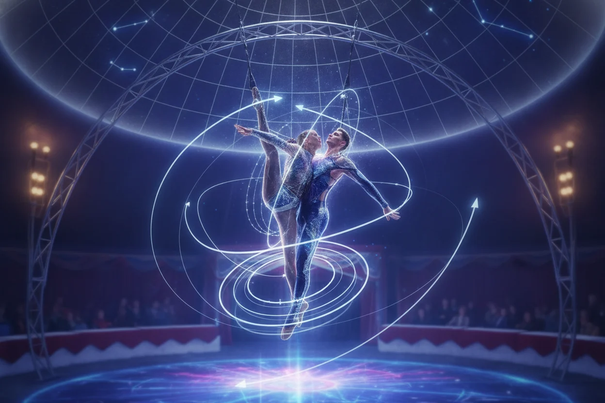 Como a física explica o movimento acrobático Brinquedo catatau
