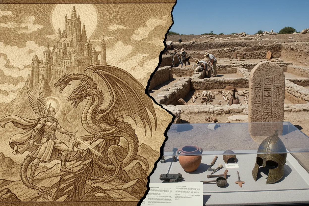 Comparando a Lenda com os Fatos Arqueológicos História Antiga de Roma