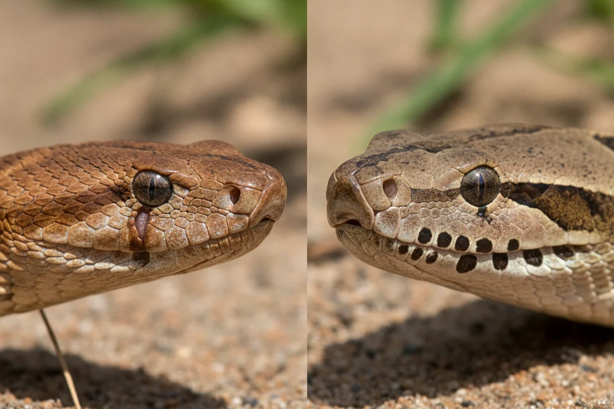 Diferenças entre fossetas loreais e labiais Curiosidades sobre as cobras